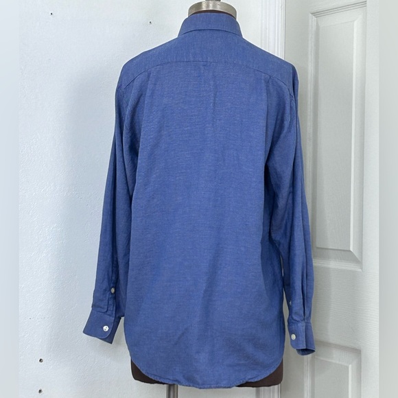 Wall Street Button Down Shirt SZ M - Picture 3 of 5